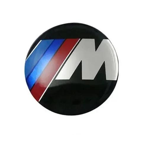 GTJK9 Car Emblem Steering Wheel Decoration Badge Sticker Logo Accessories For BMW M Logo G80 E84 F48 G01 G11 X1 X2 X3 X4 X5 X6 G07 G86