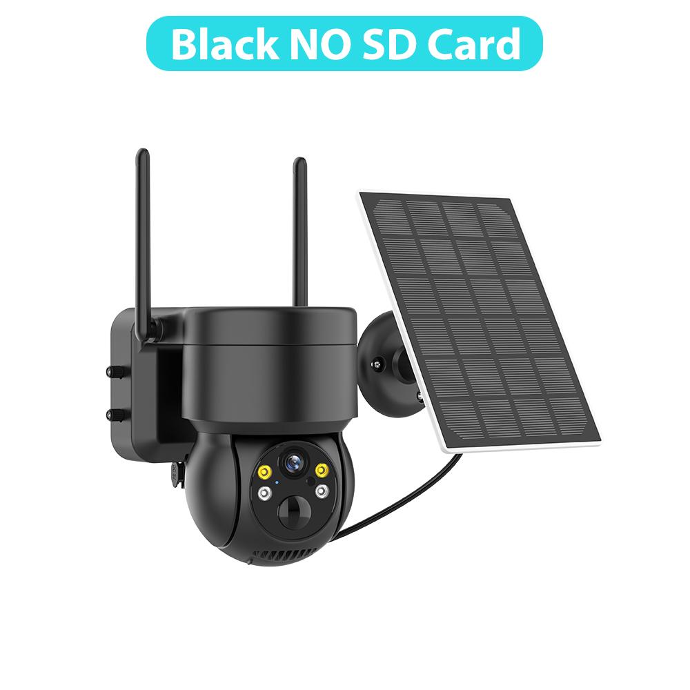 PTZ IP Camera Outdoor Wireless Solar Wifi Camera With Solar Panel 4MP HD Built-in 7800mAh Recharge Battery PIR Human Alarm iCsee