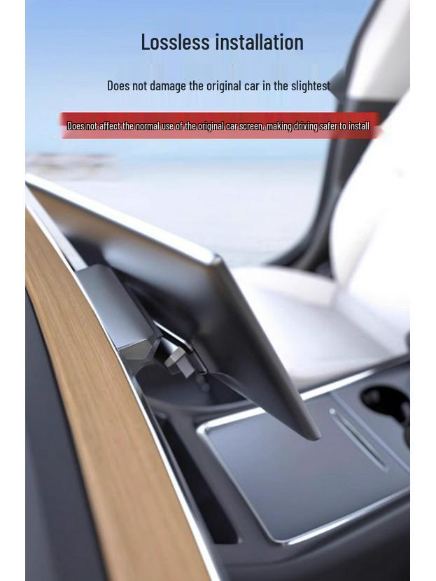 Поворотное крепление экрана консоли Tesla Model 3/Y - Регулируемое для нескольких углов