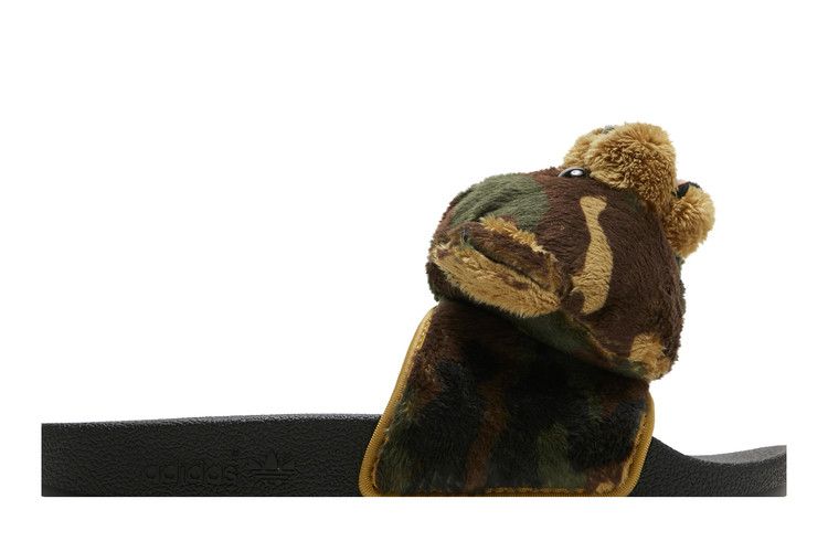 Мужские кроссовки adidas JS Adilette Jeremy Scott Teddy Camo Core Black/Core Black/Core Black