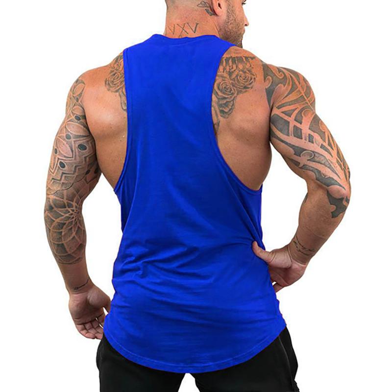 Muscleguys Мужские майки-борцовки для бодибилдинга Безрукавки для спортзала Фитнес Майки Летняя хлопковая спортивная одежда Европейские и американские майки для кроссфита