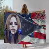Пледы из фланели певицы Ланы Дель Рей Лиззи Грант, Ультрамягкие теплые плюшевые пледы для дома, спальни, кровати, дивана, офиса, кемпинга, подарок