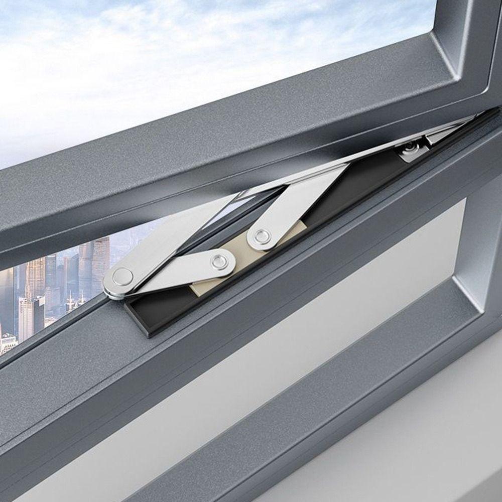 5 шт. Ограничительная пластина ветровой поддержки из нержавеющей стали, без перфорации, аксессуары для открывания окна, окно