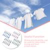 10Pcs Clothes Drying Hanger Anti-Skid Multi-functional Home Fixed Clamps Windproof Outdoor Clothespins Household Kitchen Towel