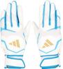 adidas Baseball Batting Size Blue LBG404 Gloves, 41, Basic, White/Sky (1122), Large,