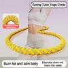 Foldable Spring Tube Yoga Circle Durable Yoga Fitness Hoops Weight Loss Circle  Core Workout