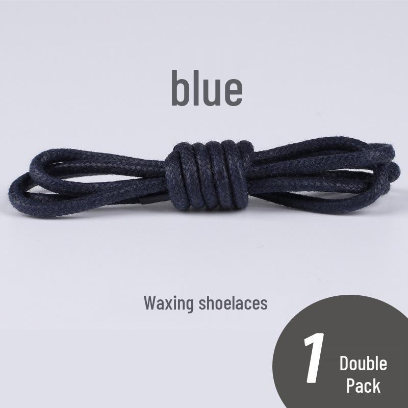 Мужские и женские черные, белые, коричневые круглые вощеные кожаные шнурки для ботинок – повседневный, мартин и рабочий стили