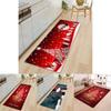 Cheerful Christmas Decor Mat In Lively Colors Ideal For Kitchen And Bedroom Use