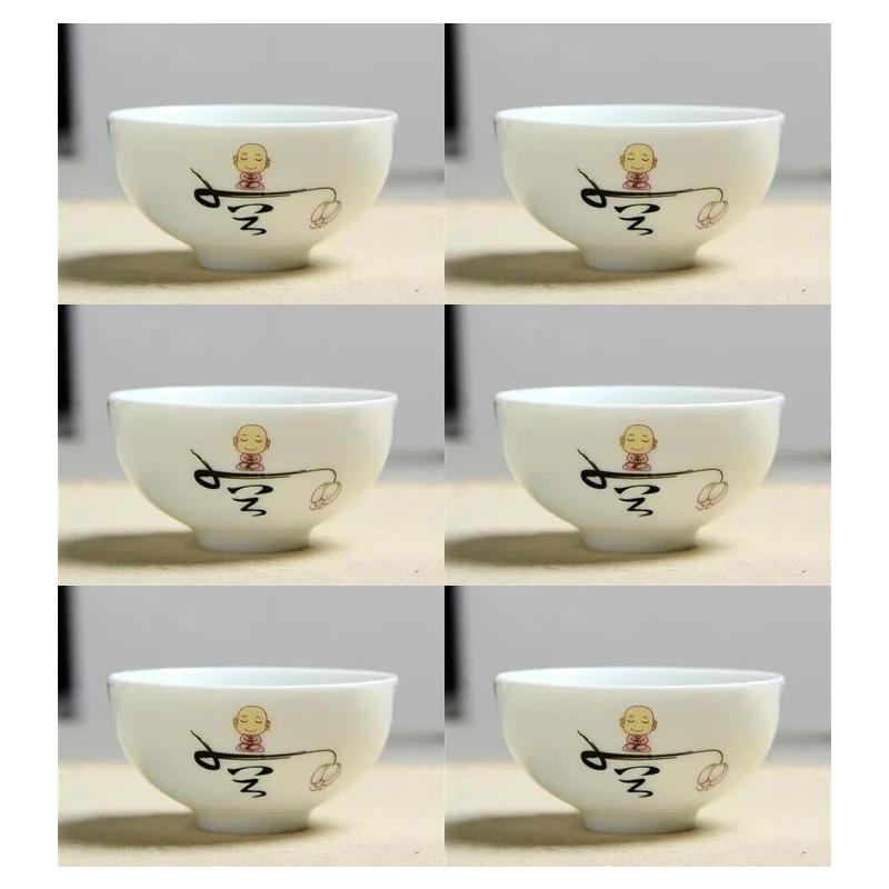 Креативный расписанный вручную керамический чайный набор из 6 чашек для чая в стиле кунг-фу, чайники для кипячения воды, чашки и кружки, кофейная кружка, заварочный чайник, бар
