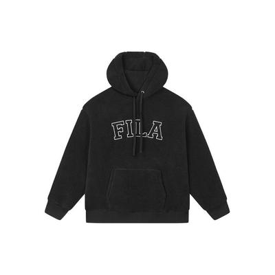 Fila Худи с надписями унисекс Черные F11U339203F-BK