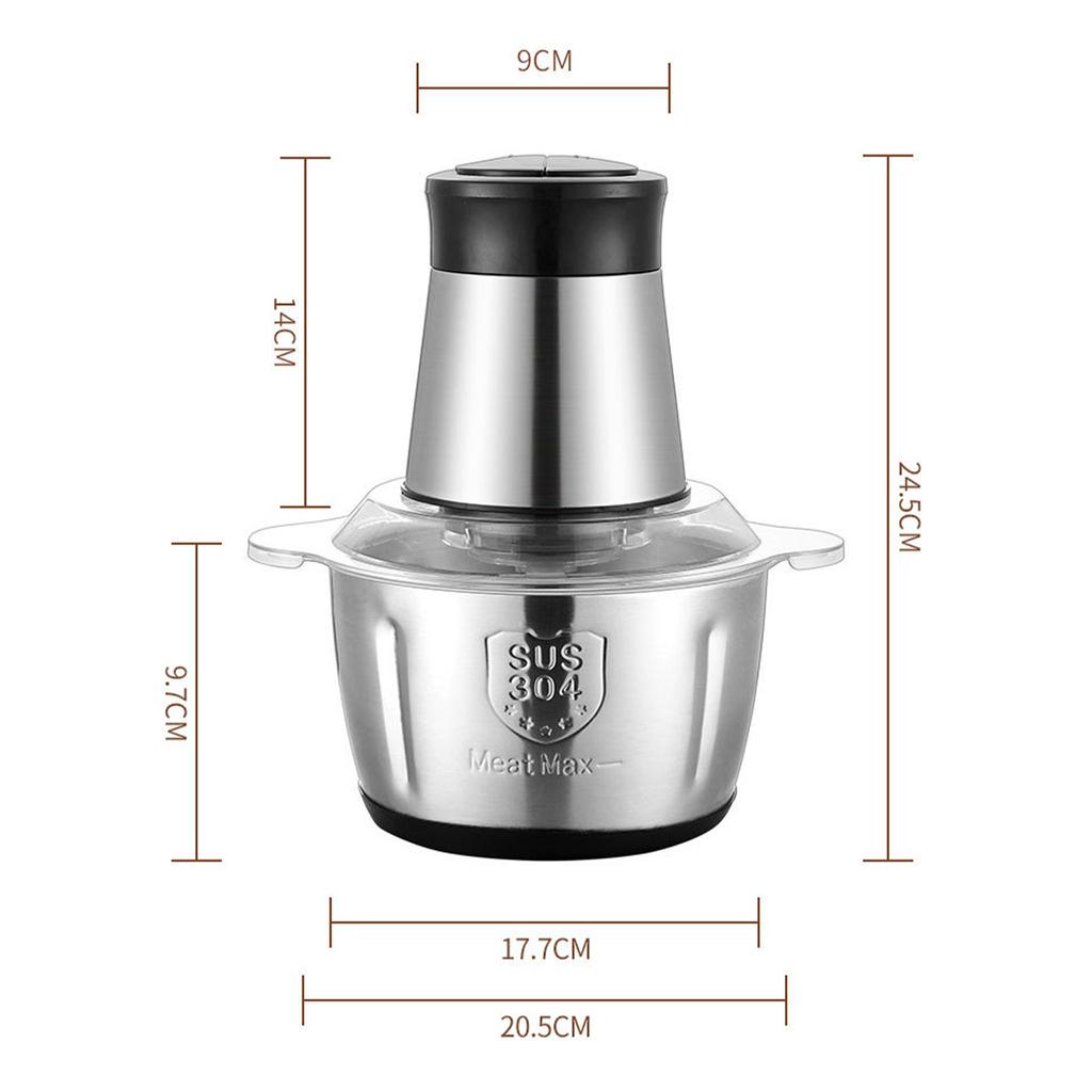 Stainless Steel Meat Grinder Home Use Functional Meat Grinder Mincing Mincing Vegetable Grinder