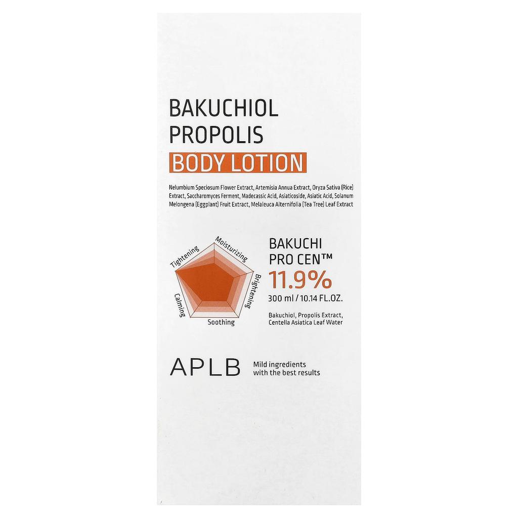 APLB Бакучиол Прополис Лосьон для тела, 300 мл (10,14 жидких унций)