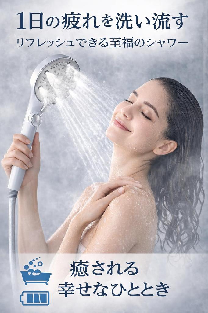 Shower Head with Bubble Technology Professional Model Bubbles Penetrate Deep into Skin Chlorine Removal 6 Water Flow Water High Water Handheld Water