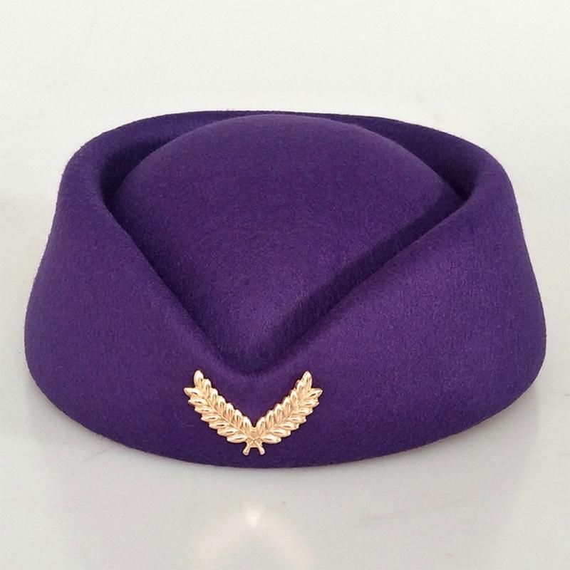 Шляпа стюардессы Костюм для косплея стюардессы Бортпроводницы Прямая трансляция Сценическое выступление Здание Собственность