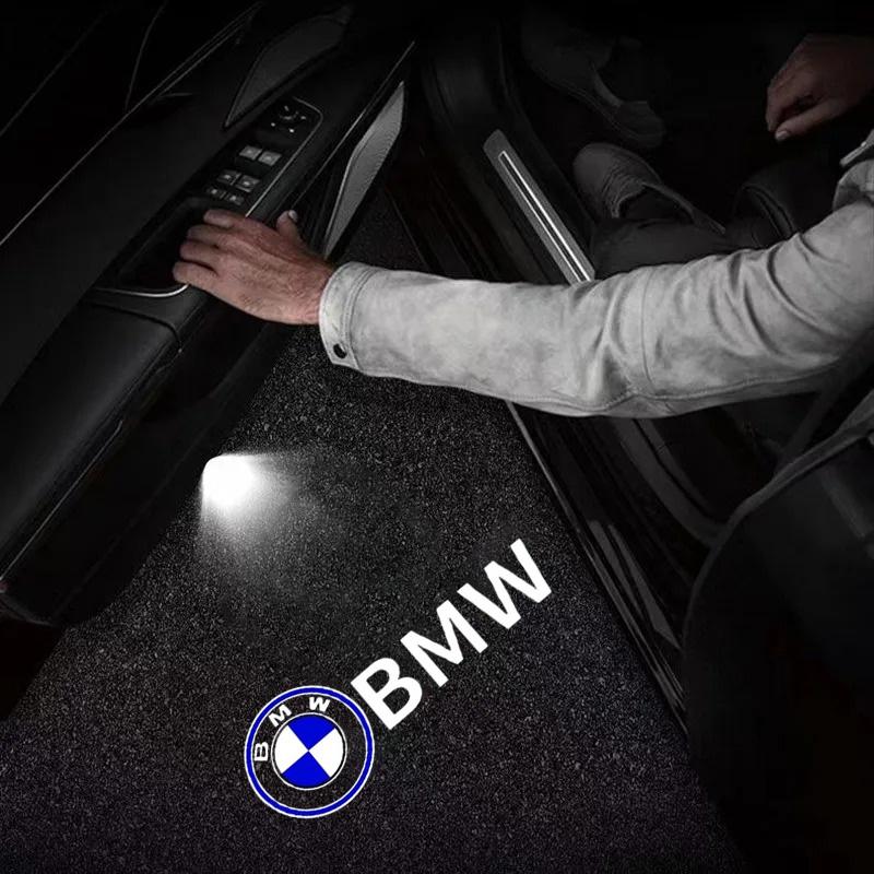 2Pcs Led HD Car Door Welcome Light Projector Lamps For BMW E30 E36 E39 E46 E60 E87 E90 X1 X2 X3 X4 X5 X6 X7 Styling Accessories AC6