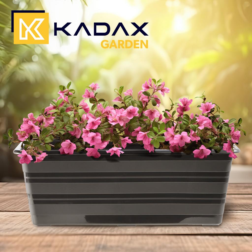 KADAX Doniczka Balkonowa 40cm Skrzynka Na Kwiaty