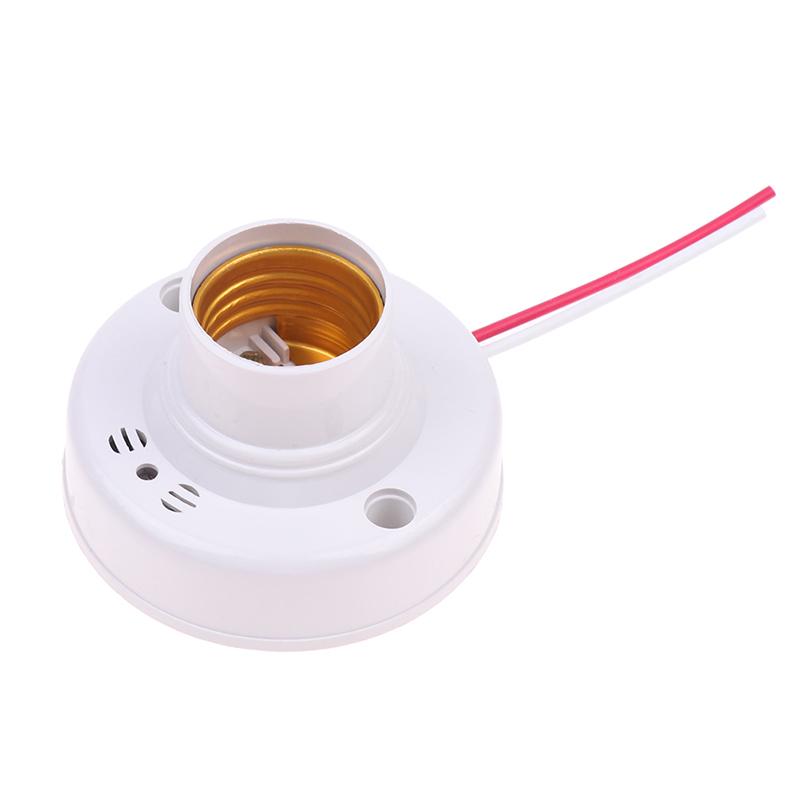 E27 Звуковой датчик Светильник Патрон Вкл Выкл Свет Голос Аплодисменты Звук Управление