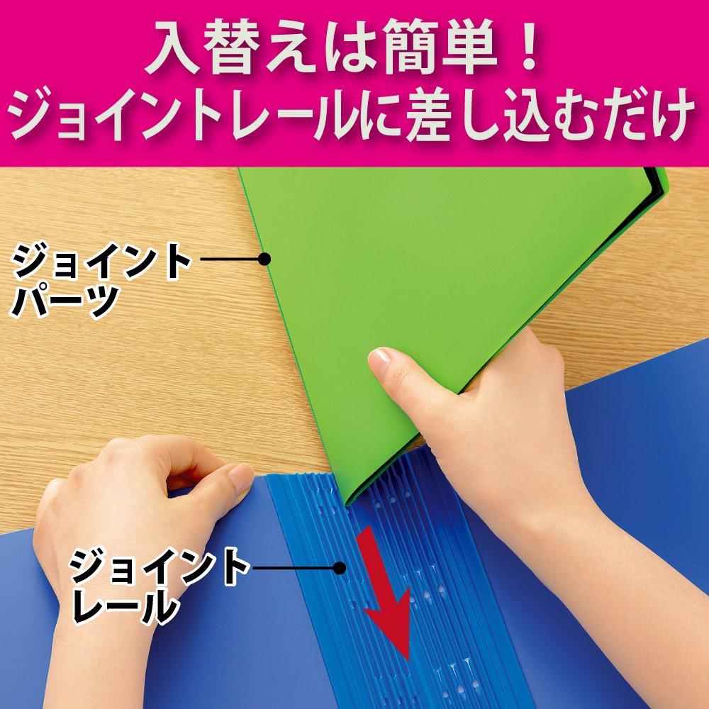 KOKUYO Файл-вкладыш Novita Обложка для визиток A4 Вместимость 400 имен Синий Дополнительный MEI-NT20B