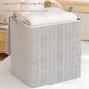 Bingyou Large Capacity Clothes Storage Bag Quilt Storage Box Organizer Moving Packing Storage Basket Box Tool
