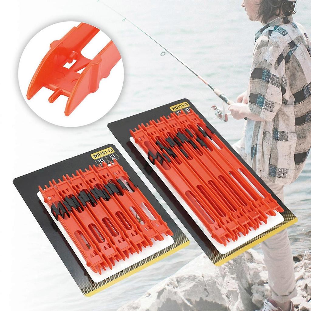 10Pc Fishing Line Winding Board Fishing Line Rig Winder Plastic Winding Board Line Holder Management Tool Fishing Tackle 13cm