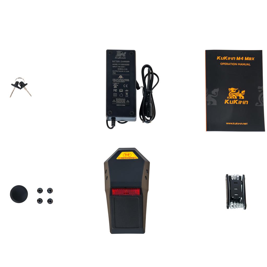 KuKirin M4 Max Multi Terrain Adult E-Scooter 800W Motor 48V18AH Battery 10 Inch Tires E-Scooter Off-Road Tire Foldable Electric Scooter