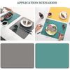 Silicone Placemats,kids Placemats,table Mats Set Of 4 Waterproof Heat Resistant