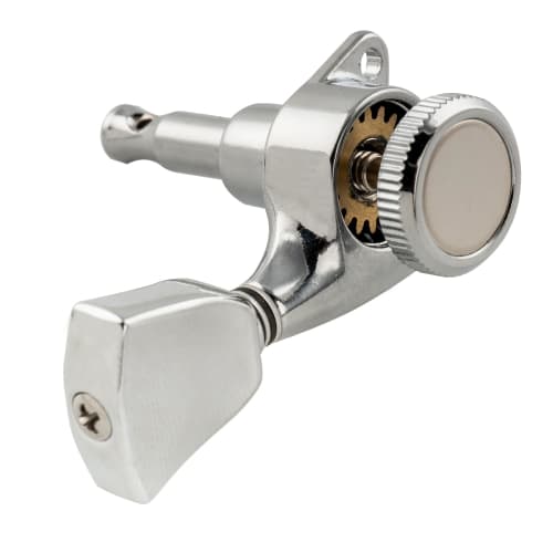 Musiclily Pro L3R3 Locking Tuners for Electric and Acoustic Guitars with Chrome Keystone Buttons