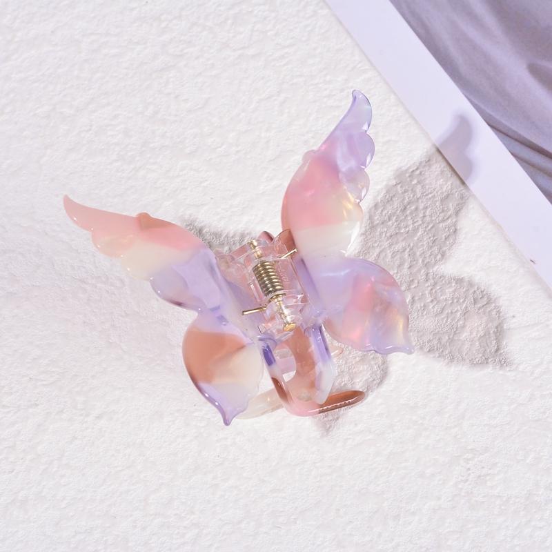 Милые принцессы ацетат двухслойные заколки-бабочки для волос милые заколки для девочек головные уборы заколки для волос аксессуары для волос