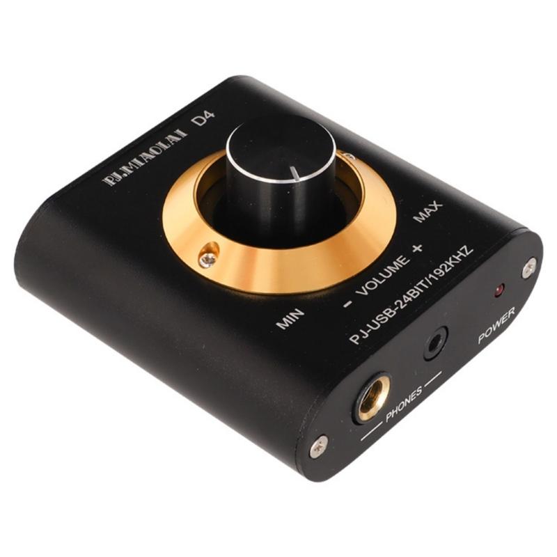 Аудио Декодеры Внешняя Звуковая Карта Для Hi-Fi Музыки Регулятор Громкости USB Plug and Play Совместимость с Настольными Компьютерами и Ноутбуками