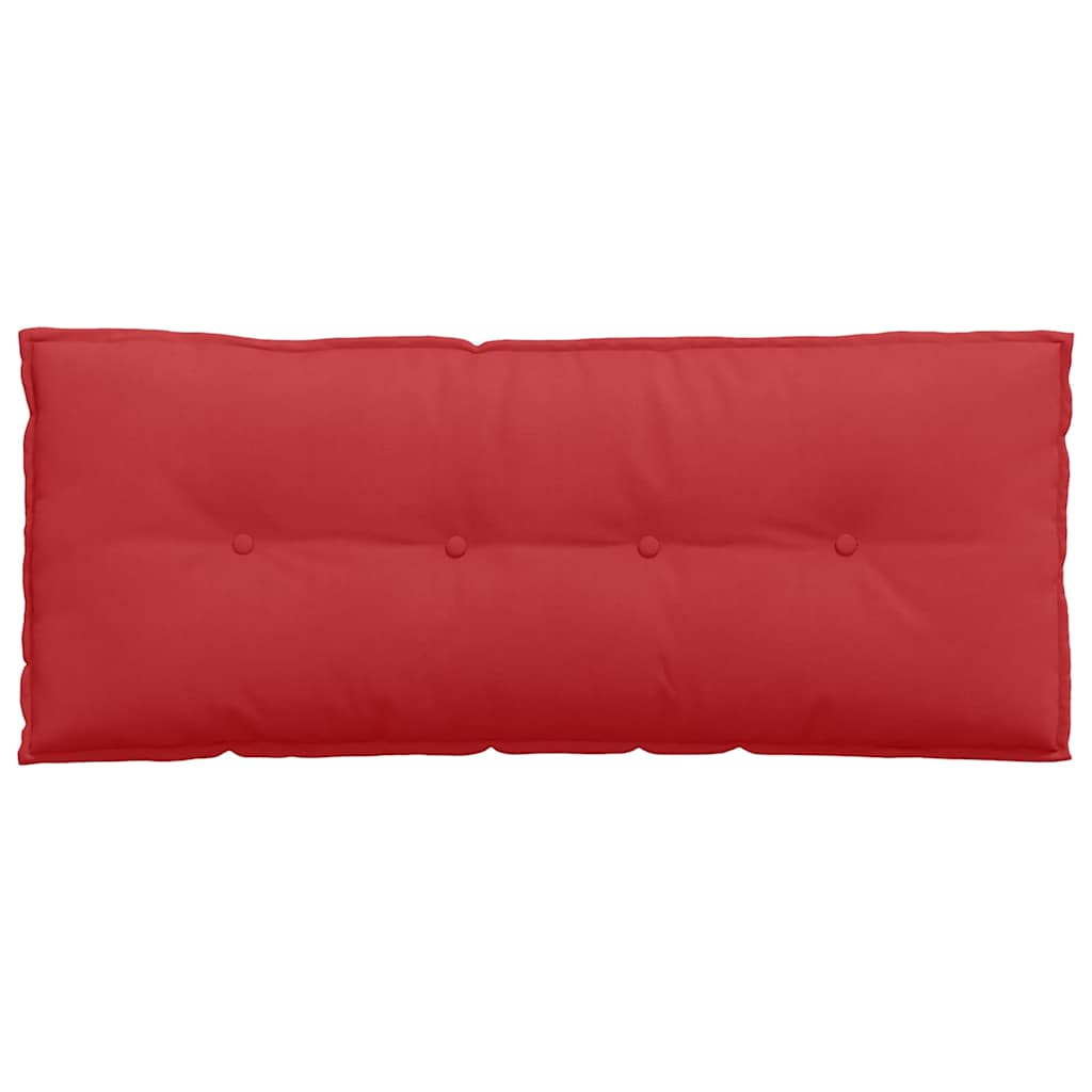 Back Cushion Red 120 x 19 x 50 cm Fabric