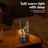Портативные светодиодные ночники, перезаряжаемая магнитная настольная лампа, трехуровневая регулируемая яркость, сенсорная настольная лампа для дома и кемпинга