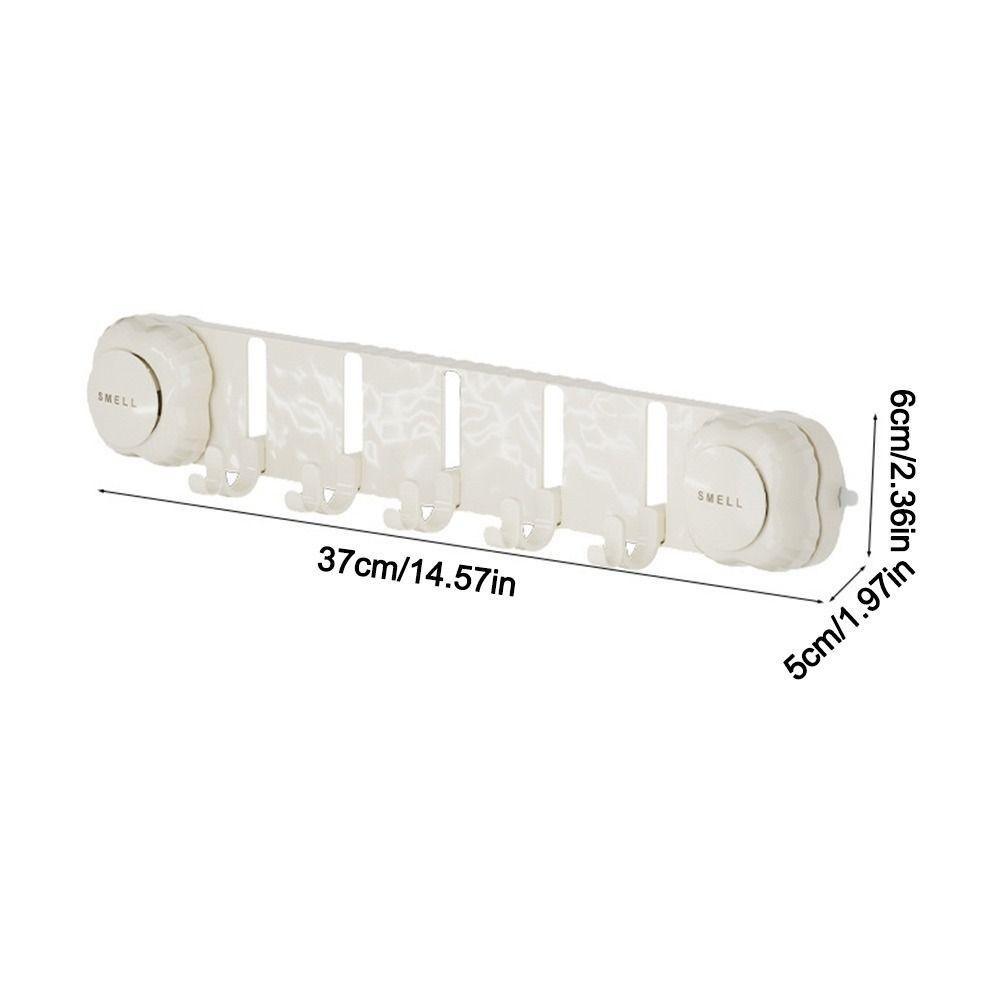 Towel Rack Wall Mounted Hooks Multi-Purpose Bathroom Hook New Kitchen Utensils Storage Row Hook