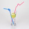 Flexible  Party Disposable Plastic Drinking Straws - Assorted Colors 100PCS