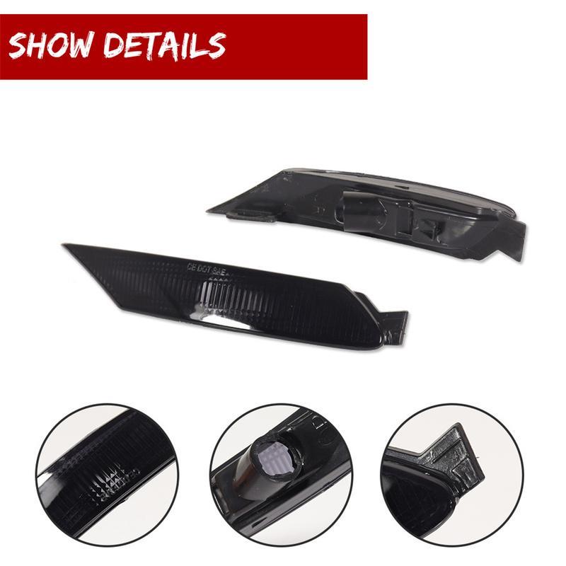 For Mazda RX-8 2004 2005 2006 2007 2008 Front Fender Side Marker Turn Signal Light Parking Light Cover Shells Car Accessories