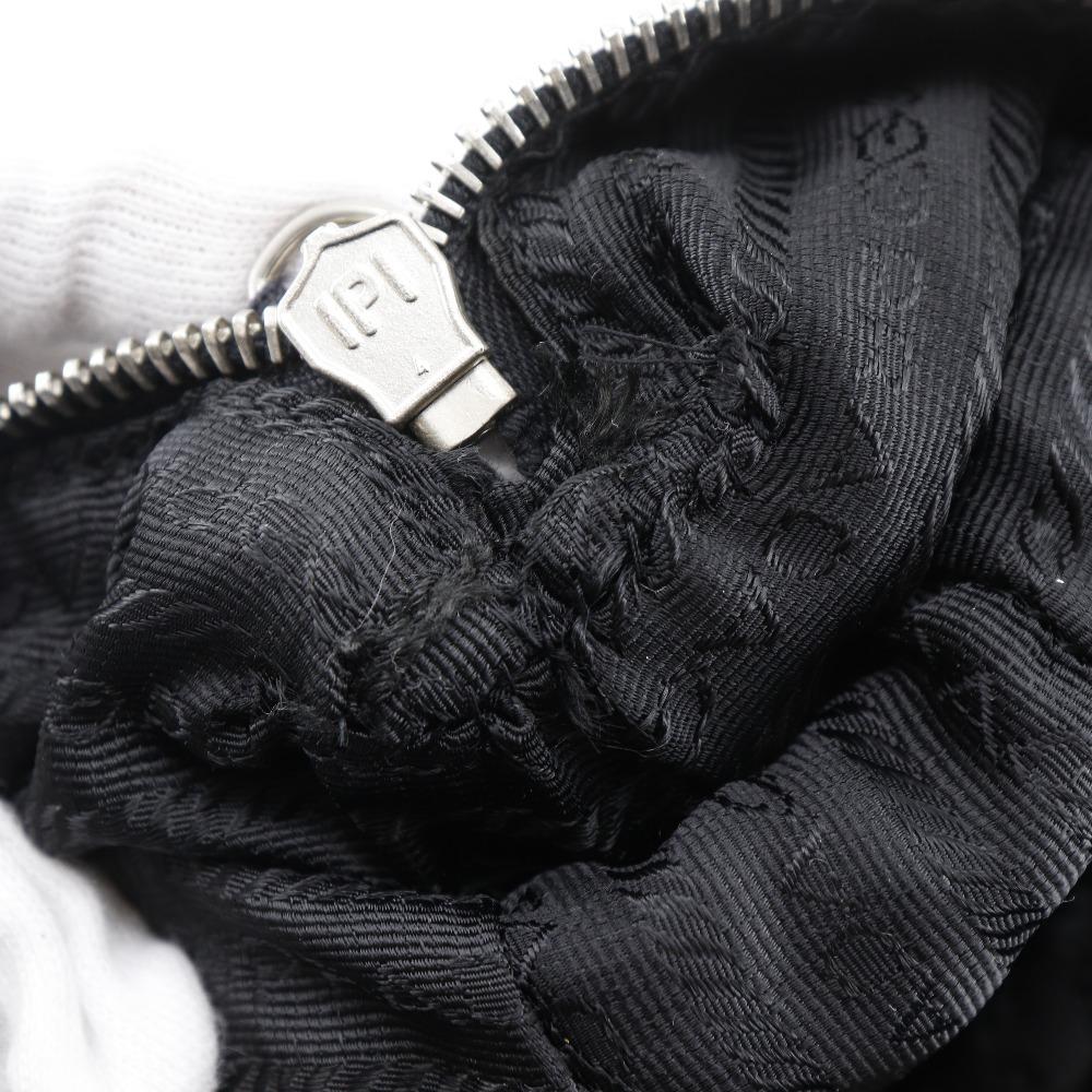 Prada Tote Bag Black Nylon Women Used