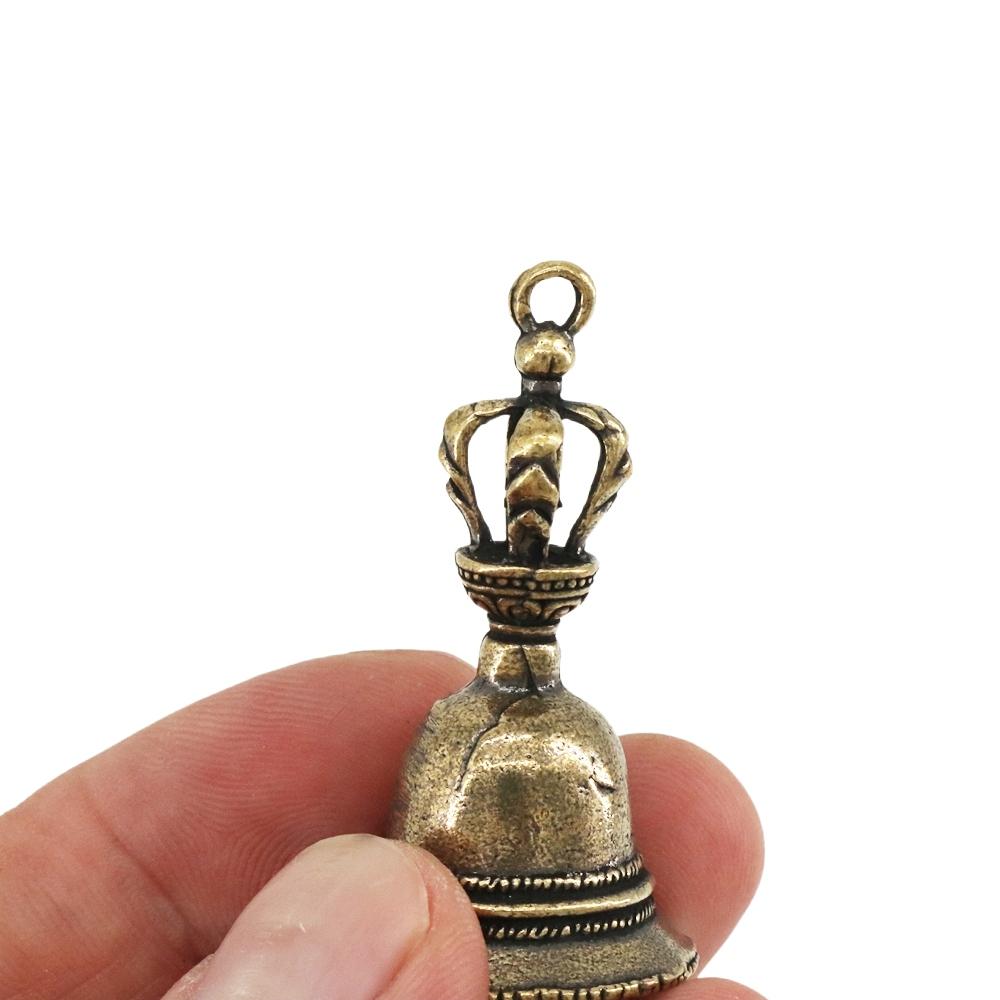 Die-casting Handicraft For Decoration Wind Bell Demon Subduing Bell Car Pendant Brass Bell