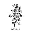 Waterless Herbal Tattoo Stickers: Personalized Large Animal Designs, Non-Reflective, Long-Lasting for Men & Women.