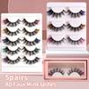 False Eyelashes High Imitation Color Fried Mink Hair Planting Grafted Eyelashes Thick Curled Eyelashes
