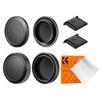 K&F CONCEPT Комплект крышек: задняя крышка объектива, крышка корпуса, крышка горячего башмака. Прочная крышка объектива для Canon Fujifilm Minolta Nikon Olympus Pentax Sony