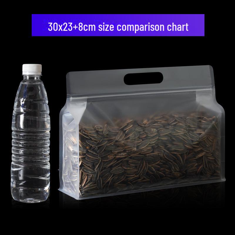 Прозрачные утолщенные пакеты с застежкой Ziplock для упаковки продуктов питания, орехов, сухофруктов и новогодних товаров