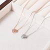 Love Necklace for Women Ins Niche Design Light Luxury Gentle Heart Zircon Clavicle Chain