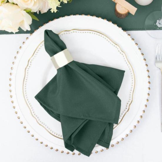 45296 шт. Салфетка для ужина однотонная, бесшовная, с оборками по краям, декор стола для отеля