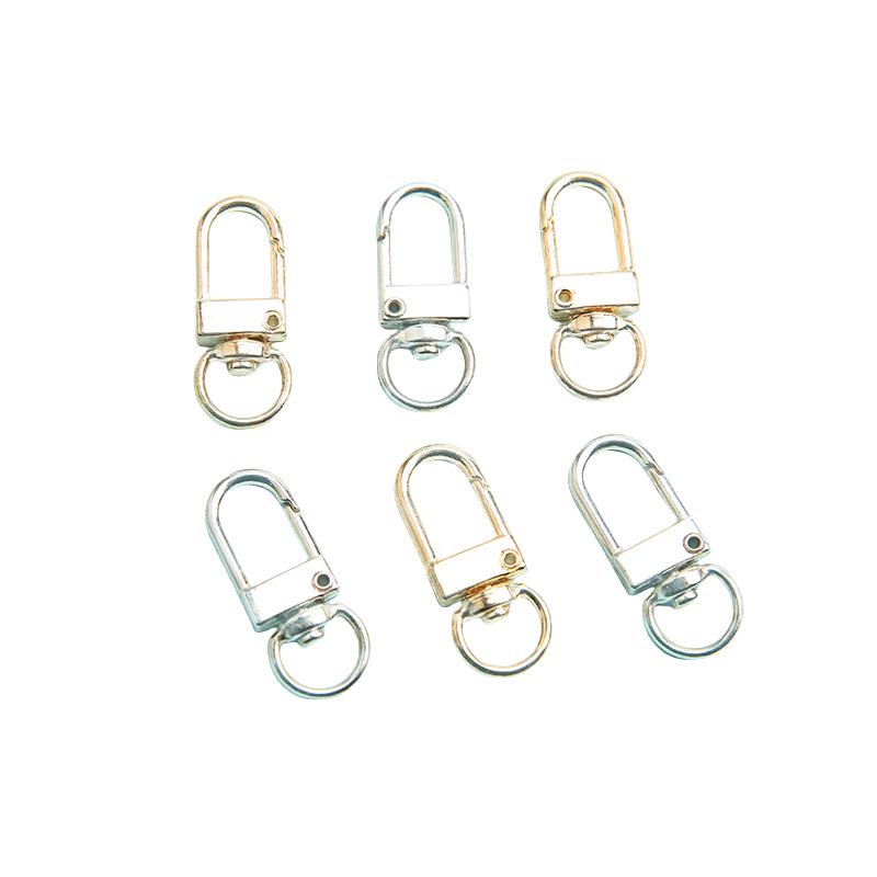 Металлическая литая из сплава пряжка для двери, покрытая серебром, брелок - аксессуар для сумочки