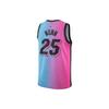 Nike Swingman Miami Heat Duncan Robinson Ombre Dri-Fit Экологичный вязаный баскетбольный трикотаж Мужской трикотаж Фиолетовый Синий CN1741-691