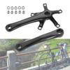 Bicycle Crank Bicycle Crank Arm Set BCD130mm Crank Single 170mm with 5 Screws Crankset Bicycle Crank Arm Black Crankset Aluminum Crank Single Speed