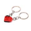 2Pcs Love Heart Brick Keychain For Couples Friendship Birthday Jewelry Gift