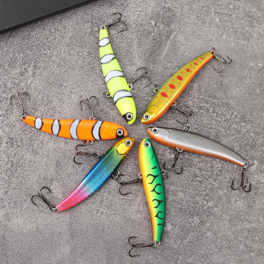 Sinking Ice Fishing Artificial VIB Bait Tackle Hard Bait Fishing Lure Artificial Lures