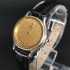 [USED] SEIKO Credor 18KT Gold Silver Leather