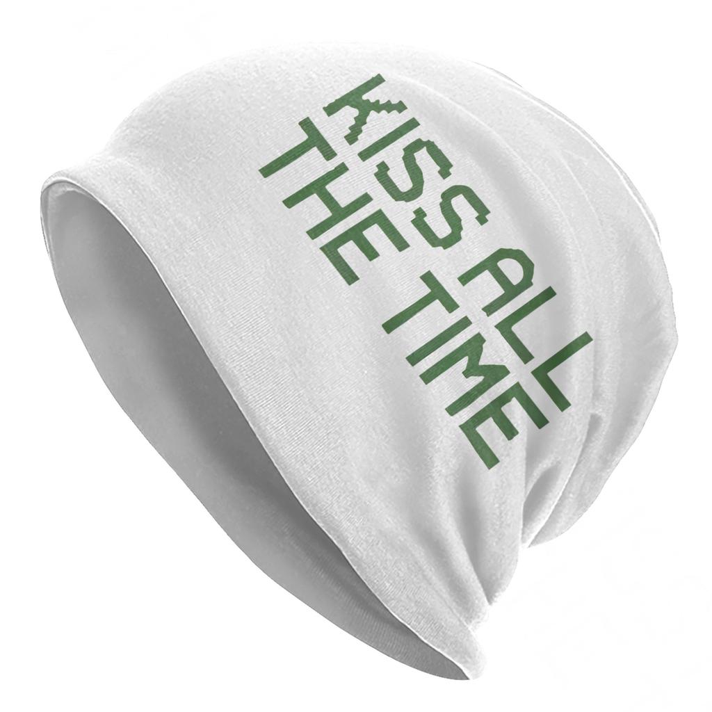 Kiss All The Time New Album Caps Harrys Music Styles Unisex Women Skullies Beanies Hats Summer Warm Multifunction Bonnet Hat