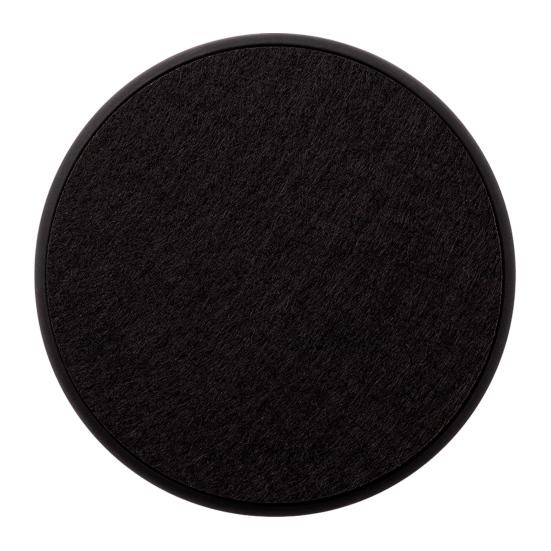 6Pcs Round Silicone Felt Coasters with Holder Heat Resistant Absorbent Drink Placemats Insulation Table Mat for Coffee Tea Cups